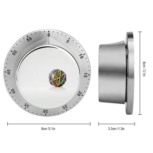yanfind Timer Space Studio Rubber Band Shot Fun Still Stationary Flexibility  UK Creativity 60 Minutes Mechanical Visual Timer