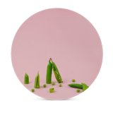 yanfind Ceramic Coasters (round) Pea Eating Vibrant USA Springtime Healthy   Still Vegetable Raw Family Game Intellectual Educational Game Jigsaw Puzzle Toy Set