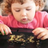 yanfind Picture Puzzle 2021 Year Happy Golden Letters Dark Sparkles Family Game Intellectual Educational Game Jigsaw Puzzle Toy Set