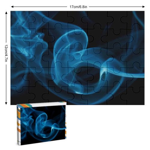 yanfind Picture Puzzle Abstract  Aroma Art Curve Dynamic Elegant Flow form Incense Magic Motion#359 Family Game Intellectual Educational Game Jigsaw Puzzle Toy Set