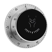 yanfind Timer TheGoldenBox Dark Minimal Panther Art 60 Minutes Mechanical Visual Timer