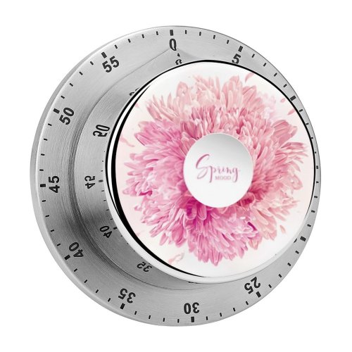 yanfind Timer Arrangement Blooming Rosette  Beauty Wedding Asters Garden Pastel Romantic Luxurious Luxury 60 Minutes Mechanical Visual Timer