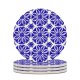 yanfind Ceramic Coasters (round) Spanish Portuguese Arabic Republic Mexican Watercolor Ceramics Porcelain Flower Pottery Czech Moroccan Family Game Intellectual Educational Game Jigsaw Puzzle Toy Set