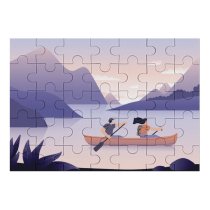 yanfind Picture Puzzle Tourist Sky Destinations Activities Paddling Outdoors Heterosexual Pursuit Scenery Relationship Canoeing Family Game Intellectual Educational Game Jigsaw Puzzle Toy Set