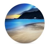 yanfind Ceramic Coasters (round) Lowe Rehnberg Grotlesanden Beach Norway Coastal Landscape Exposure Seascape Ocean Mountains Turquoise Family Game Intellectual Educational Game Jigsaw Puzzle Toy Set