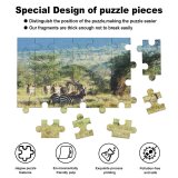 yanfind Picture Puzzle Zebra Wildlife Africa Savanna Grassland Terrestrial Natural Plant Community Wilderness Safari Family Game Intellectual Educational Game Jigsaw Puzzle Toy Set