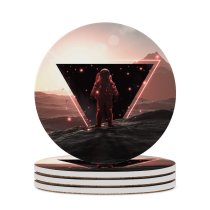 yanfind Ceramic Coasters (round) Gerro Space Astronaut Void ScFi Space Suit Space Adventure Family Game Intellectual Educational Game Jigsaw Puzzle Toy Set