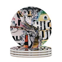 yanfind Ceramic Coasters (round) Images Iceland Torn Brochure Reykjavík HQ Texture Wallpapers Ripped Stock Free Tear Family Game Intellectual Educational Game Jigsaw Puzzle Toy Set