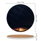yanfind Ceramic Coasters (round) Images Space Night Namak Trail HQ Start Outer Astronomy Wallpapers Fire Lake Family Game Intellectual Educational Game Jigsaw Puzzle Toy Set