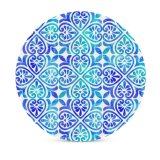 yanfind Ceramic Coasters (round) Spanish Portuguese Arabic Flooring Mexican Watercolor Ceramics Porcelain Pottery  Moroccan Medallion Family Game Intellectual Educational Game Jigsaw Puzzle Toy Set