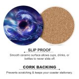 yanfind Ceramic Coasters (round) Stu Ballinger Abstract Space  CGI Nebula Space Phenomena Family Game Intellectual Educational Game Jigsaw Puzzle Toy Set