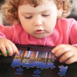 yanfind Picture Puzzle Harrison Haines Toronto Skyscrapers  Cityscape Night Lights Waterfront Dusk Reflections Architecture Family Game Intellectual Educational Game Jigsaw Puzzle Toy Set