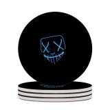 yanfind Ceramic Coasters (round) Purge Images Muscles Aunted Party Wallpapers Horror Gym Halloween Fitness Costume Led Family Game Intellectual Educational Game Jigsaw Puzzle Toy Set