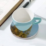 yanfind Ceramic Coasters (round) Tree Trees Plant Wood Forest Leafs Autumn Leaf Woody Natural Landscape Sky Family Game Intellectual Educational Game Jigsaw Puzzle Toy Set