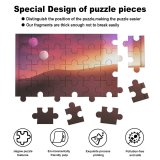 yanfind Picture Puzzle Desert Tranquility Sunset Portal Family Game Intellectual Educational Game Jigsaw Puzzle Toy Set