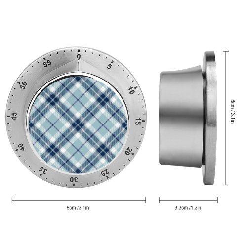 yanfind Timer Rag Kitchen England Shaped Tweed Seamless  Cage Rhombus Highlands Scottish Skirt 60 Minutes Mechanical Visual Timer