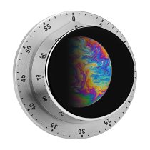 yanfind Timer Daniel Olah Space Black Dark Planet Astronomy Outer Space Colorful 60 Minutes Mechanical Visual Timer