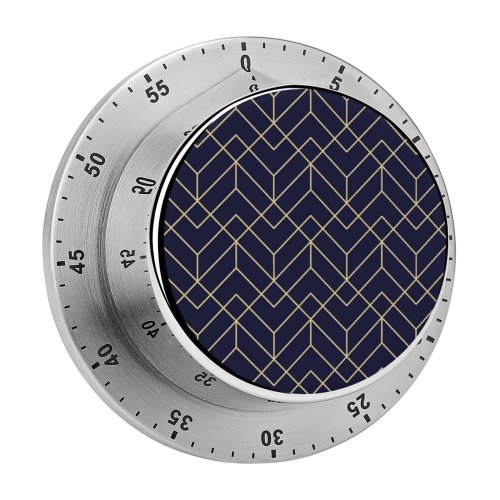 yanfind Timer Simplicity Weaving Fashioned Woven Purple Retro Gold Elegance Layered USA Rhombus Tradition 60 Minutes Mechanical Visual Timer