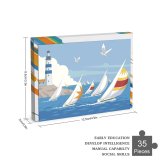 yanfind Picture Puzzle Famous Sea Lighting Hull Bird Destinations Seagull Place Surfing Surf Direction Sport Family Game Intellectual Educational Game Jigsaw Puzzle Toy Set