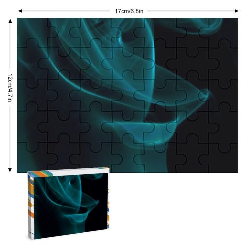 yanfind Picture Puzzle Abstract  Aroma Art Curve Dynamic Elegant Flow form Incense Magic Motion#358 Family Game Intellectual Educational Game Jigsaw Puzzle Toy Set