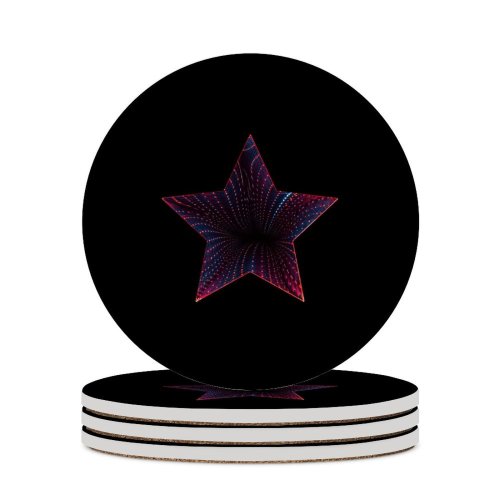 yanfind Ceramic Coasters (round) Daniel Olah Abstract Dark  Neon Family Game Intellectual Educational Game Jigsaw Puzzle Toy Set