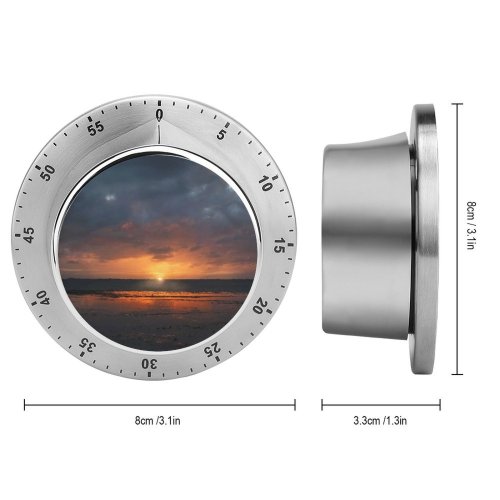 yanfind Timer Sunset Landscape Dusk 60 Minutes Mechanical Visual Timer