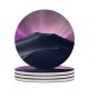 yanfind Ceramic Coasters (round) Luke_Miani_YT MacOS Mojave OS X Leopard Aurora Sky Desert Family Game Intellectual Educational Game Jigsaw Puzzle Toy Set