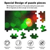 yanfind Picture Puzzle Bokeh Abstract Ball   Celebrate  Christmas Delight Excitement Festive Fireworks Family Game Intellectual Educational Game Jigsaw Puzzle Toy Set