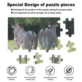 yanfind Picture Puzzle Zebra Terrestrial Vertebrate Wildlife Grassland Grass Plant Community Adaptation Family Game Intellectual Educational Game Jigsaw Puzzle Toy Set