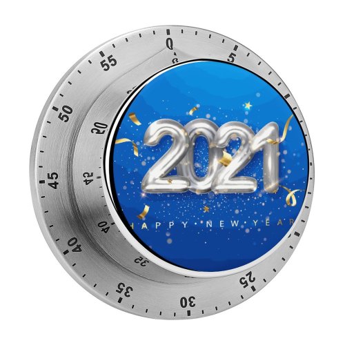 yanfind Timer Celebrations Year Happy Balloons Party 60 Minutes Mechanical Visual Timer
