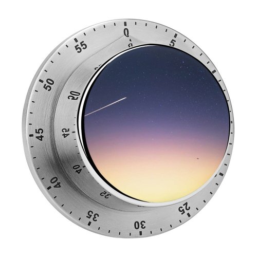 yanfind Timer Starry Sky Sunlight Sunset Meteorite Fall 60 Minutes Mechanical Visual Timer