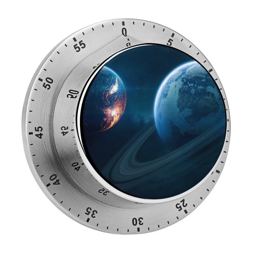 yanfind Timer Vadim Sadovski Space Planet Orbital Ring Planet  Galaxy 60 Minutes Mechanical Visual Timer