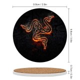 yanfind Ceramic Coasters (round) Dark Forged Razer Fire Family Game Intellectual Educational Game Jigsaw Puzzle Toy Set