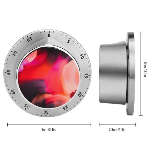yanfind Timer Robert Kohlhuber Abstract Liquid Art Colorful Fluid 60 Minutes Mechanical Visual Timer