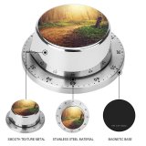 yanfind Timer Dorothe Forest Path Sunlight Trees Woods Autumn 60 Minutes Mechanical Visual Timer