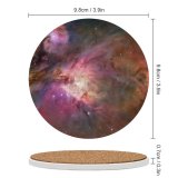 yanfind Ceramic Coasters (round) Space  Nebula Astronomy Outer Space Interstellar Cloud  Cosmos Family Game Intellectual Educational Game Jigsaw Puzzle Toy Set