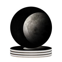 yanfind Ceramic Coasters (round) PIROD Space Black Dark  Planet Family Game Intellectual Educational Game Jigsaw Puzzle Toy Set