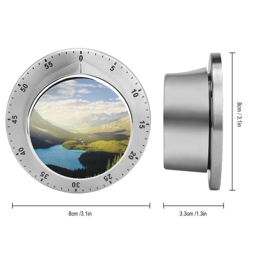 yanfind Timer Robin Christ Banff National Park Peyto Lake Canadian Rockies Mountains Forest Daylight 60 Minutes Mechanical Visual Timer
