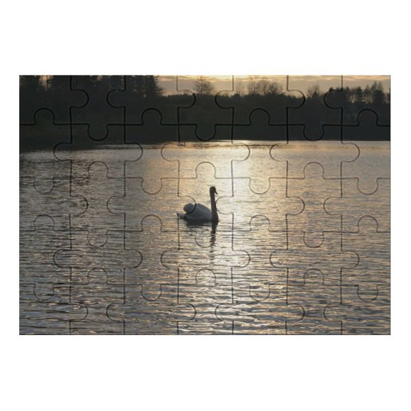 yanfind Picture Puzzle  Lake Sunset Trees Sky Bird Natural Landscape Reflection Tree Morning Family Game Intellectual Educational Game Jigsaw Puzzle Toy Set