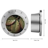 yanfind Timer  Leaves Rainy Drops Closeup Macro  HDR 60 Minutes Mechanical Visual Timer