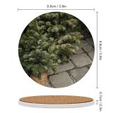 yanfind Ceramic Coasters (round) Fir Images Yew Christmas Land Pottery Potted Public Slate Jar Vase Plant Family Game Intellectual Educational Game Jigsaw Puzzle Toy Set
