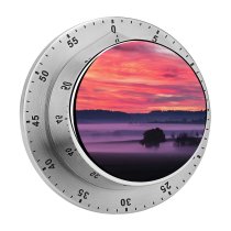 yanfind Timer Bruno Glätsch Sky Sunset Landscape Foggy Scenery Clouds Trees Silhouette Dawn 60 Minutes Mechanical Visual Timer