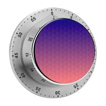 yanfind Timer Pixelated Simplicity Grid Sunset Purple Blank  Fashionable Neon Creativity France Attitude 60 Minutes Mechanical Visual Timer