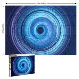 yanfind Picture Puzzle Nour Almasri Abstract Spiral Circles Experiment Render Family Game Intellectual Educational Game Jigsaw Puzzle Toy Set