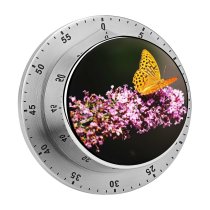 yanfind Timer Flowers Fritillaries Butterfly Flowers Selective Focus  Closeup 60 Minutes Mechanical Visual Timer