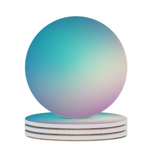 yanfind Ceramic Coasters (round) Gradients Colorful Family Game Intellectual Educational Game Jigsaw Puzzle Toy Set