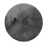 yanfind Ceramic Coasters (round) Images Creepy Fog Mist Cabin Wallpapers Horror Outdoors Tree Evening Free Mayrhofen Family Game Intellectual Educational Game Jigsaw Puzzle Toy Set
