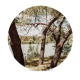 yanfind Ceramic Coasters (round) Images Landscape Wallpapers Plant Lake Outdoors Tree Summer Trunk Time Pictures Creative Family Game Intellectual Educational Game Jigsaw Puzzle Toy Set