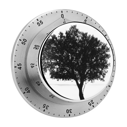 yanfind Timer Tree Field Landscape Sky Clouds Leafs Leaf Wood Plant Spain Silhouette Soria 60 Minutes Mechanical Visual Timer