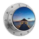 yanfind Timer Andrey Alekseev Kihaadhuffaru Island Maldives Villa Wooden Pier Seascape Sky Landscape Scenic 60 Minutes Mechanical Visual Timer